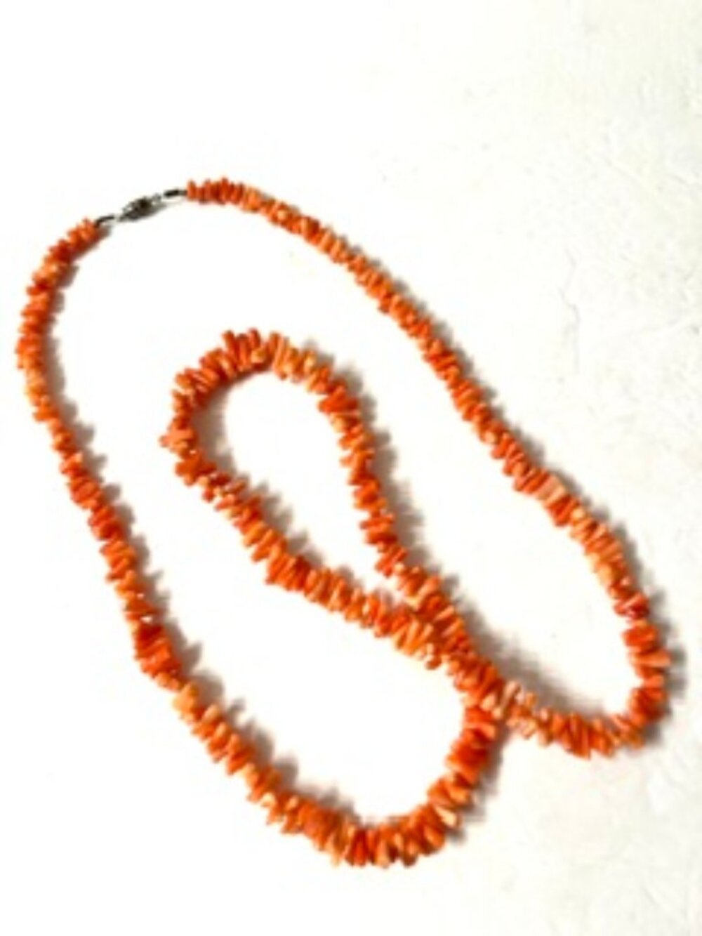 Vintage Coral 32” Necklace